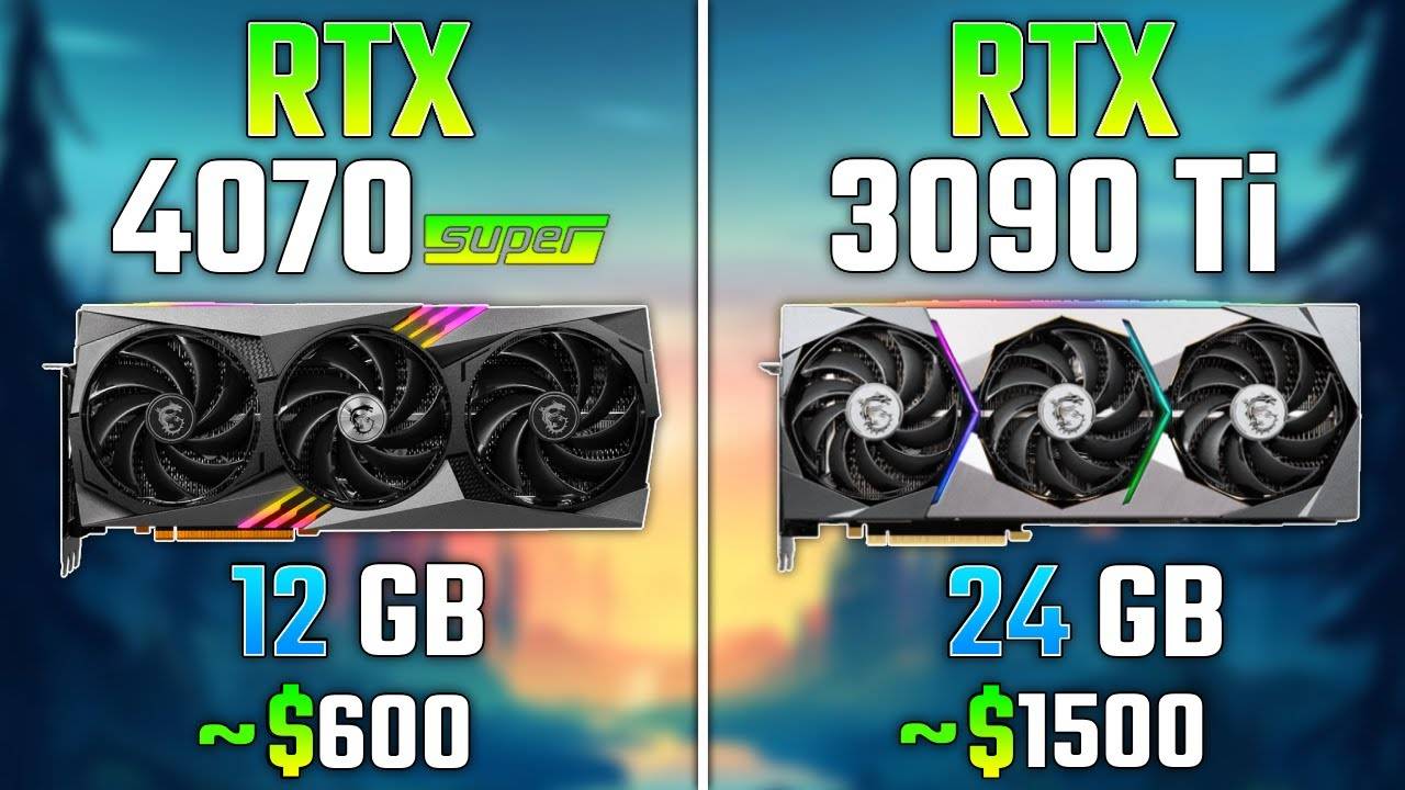 RTX 4070 SUPER - RTX 3090 Ti | i9 13900k | 7 игр | 2160p (4K) смотреть онлайн