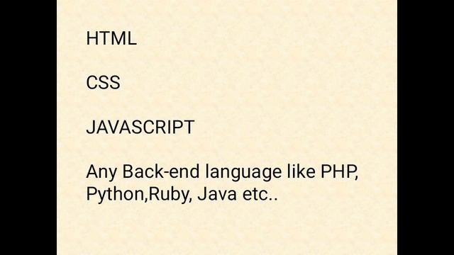 What should I learn to make a website? смотреть онлайн
