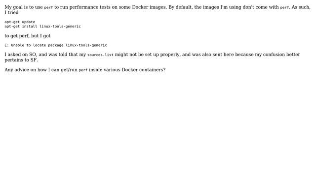 DevOps & SysAdmins: docker container linux-tools-generic package (2 Solutions!!) смотреть онлайн