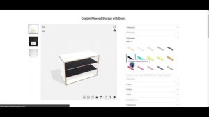 Furniture Parametric 3D Configurator | Web3D | CyberFox