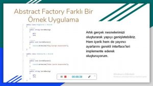 ABSTRACT FACTORY (YAZILIM TASARIM DESENLERİ)