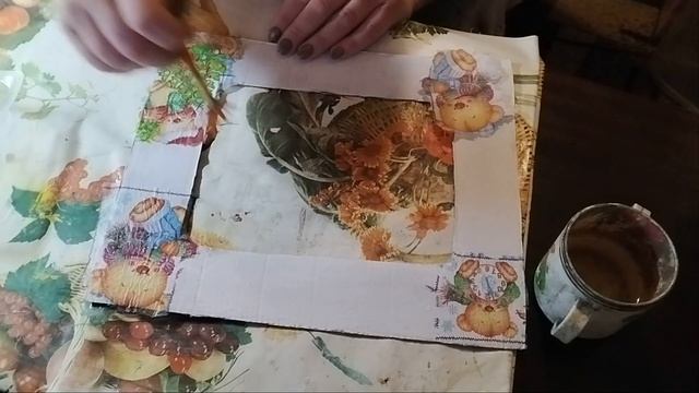 фоторамка декупаж