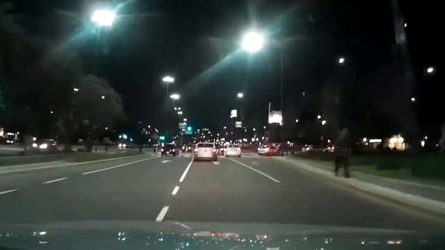 Ночные улицы Буэнос-Айреса Аргентина