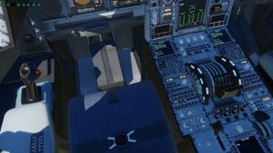 X-plane 12. A340-600. Посадка в  Нагасаки. Xenviro 1.33