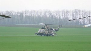 Минобороны РФ показало, как работают вертолеты Ми-8