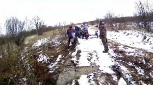 ИЖи с коляской по грязи. ИЖ эндуро.