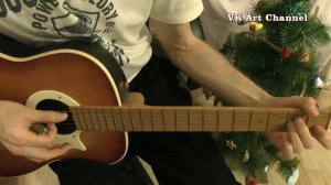 В ЛЕСУ РОДИЛАСЬ ЕЛОЧКА Аккорды ? НОВЫЙ ГОД ♪ Разбор песни на гитаре ♫ ДЛЯ НАЧИНАЮЩИХ