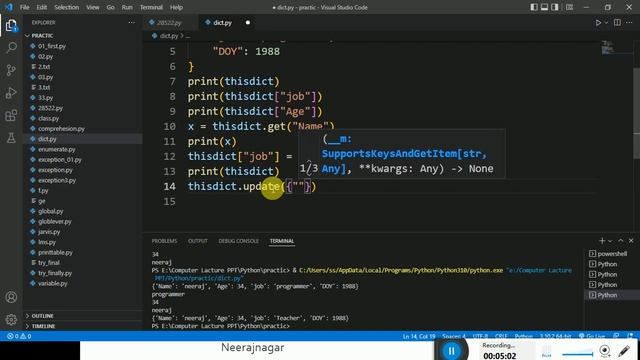 Dictionaries in Python What is dictionary in Python with example #python #programming