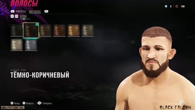Как создать Мераба Двалишвили в UFC 4