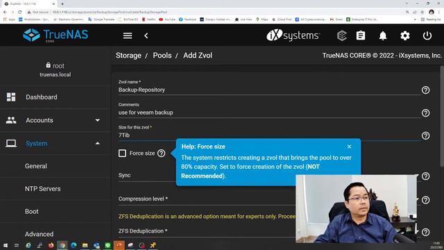 สอนคอนฟิก TrueNAS Core โดยใช้ iscsi shared สำหรับ Windows Server ในปี 2022 смотреть онлайн