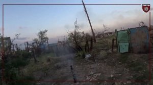 Зачистка зданий в селе Клещиевка на Бахмутском направлении.