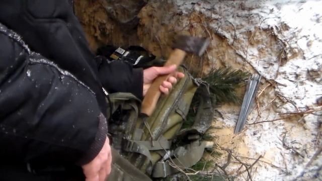 Зимняя ночевка в яме без снаряжения Навыки выживания смотреть онлайн