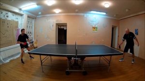 Шиповик против быстрой ракетки (Настольный теннис) Dog vs fast racket (Table Tennis)