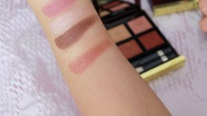 Tom Ford Summer 2023 Eye Color Quad Swatches/40 Golden Hour/ 41Peach Dawn/ 42 Hazy Sensuality