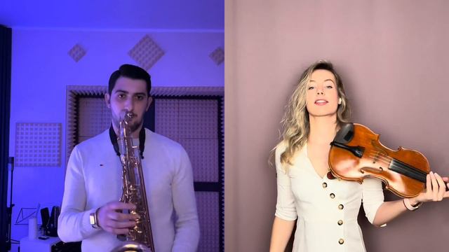 You are the Reason - Calum Scott ( sax & violin) cover  #eltonjohn #thelionking #music смотреть онлайн