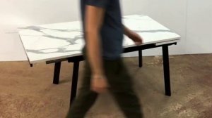 Стол с боковым выдвижением ВИНГ (HPL пластик)