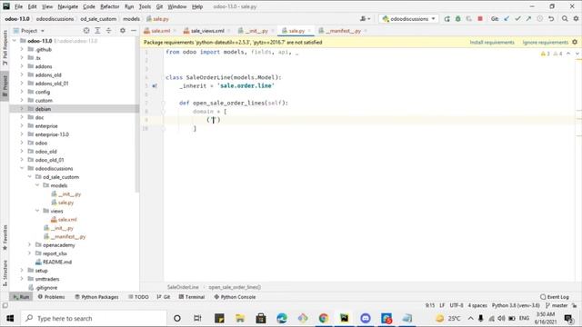 How to return an Action using Python method in Odoo | Odoo development
