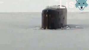 Всплытие подводной лодки.
