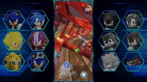 ALL SONIC CHARACTERS Gameplay - Sonic Forces Speed Battle