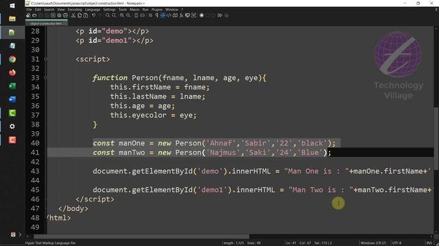 Object Constructor Function in JavaScript | Constructor in JavaScript in Bangla Tutorial - 28