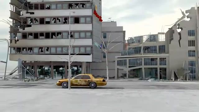 Разрушенный город