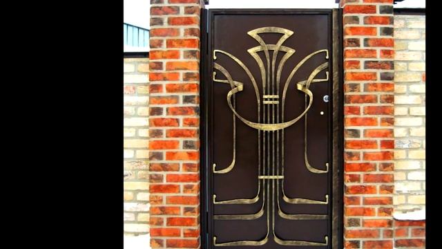 Украшение калитки из металла художественной ковкой детали рисунок смотреть онлайн