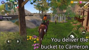 ? I found a bucket, who does the bucket belong to? | Star Equestrian Side Quest Lost & Found
