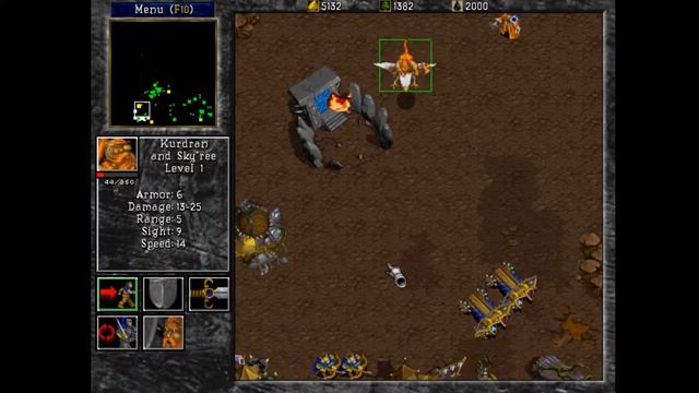 Warcraft II: Beyond the Dark Portal (1996) - 12th Human mission speed run смотреть онлайн