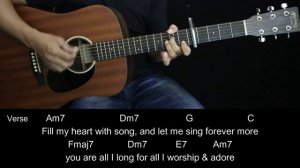 Fly Me to the Moon - Frank Sinatra | EASY Guitar Tutorial with Chords / Lyrics