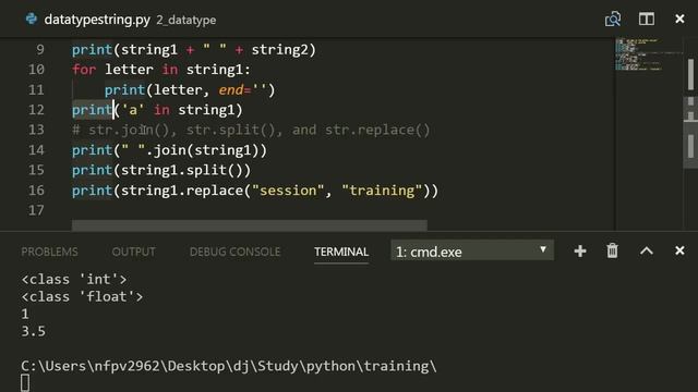 Python String Datatype