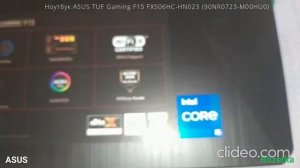 Розпакування Ноутбука ASUS TUF Gaming F15 FX506HC-HN023 (90NR0723-M00HU0) придбаного на ROZETKA