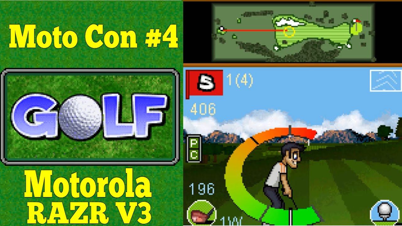 Golf BUILT-IN JAVA GAME from Motorola RAZR V3 (By IOMO 2004)