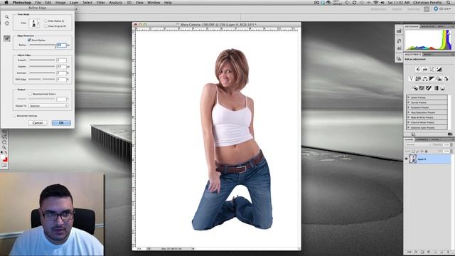 Removing the Background in Adobe Photoshop CS5 смотреть онлайн