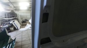 Боковая сдвижная дверь из стеклопластика Мерседес Спринтер 906.