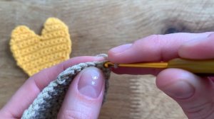 плоское СЕРДЕЧКО крючком crochet pattern free @shoddikate