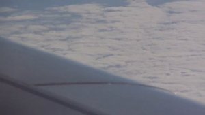 Полёт Москва - Гавана. Пролетаем над Исландией