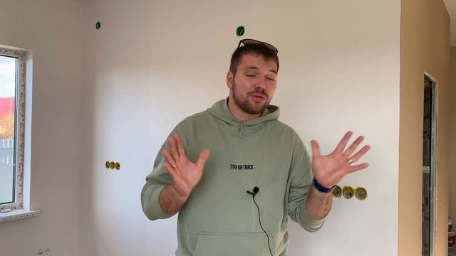 Отделка карскасного дома - финал! Покраска стен в каркаснике.
