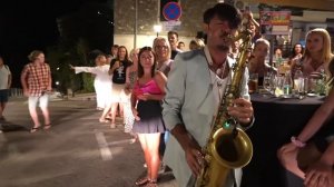 "L'ITALIANO" ciao Toto Cutugno... Night Street Performance | Saxophone Cover Daniele Vitale