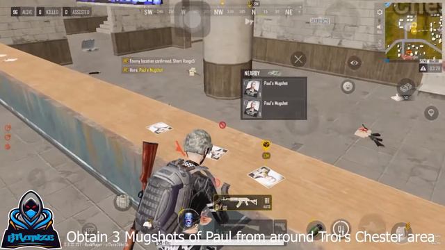 Obtain 3 Mugshots of Paul from around Troi's Chester area mission Week 2 | PUBG NEW STATE смотреть онлайн