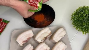 Сало в рассоле, со специями. Идеальный вкус.