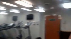 Круизный лайнер! Тренажерный зал для crew