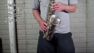 Weltklang Silver Plate Alto Sax 20xxx
