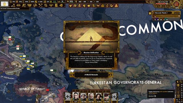 Cosmic Commonwealth of Order unification (Muravyev) Super-Event - Hearts of Iron IV Red Flood смотреть онлайн