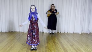 Шуточная песня Вологодской области«Жил был козелок» 1 м30 с., Страдания под балалайку 2м.