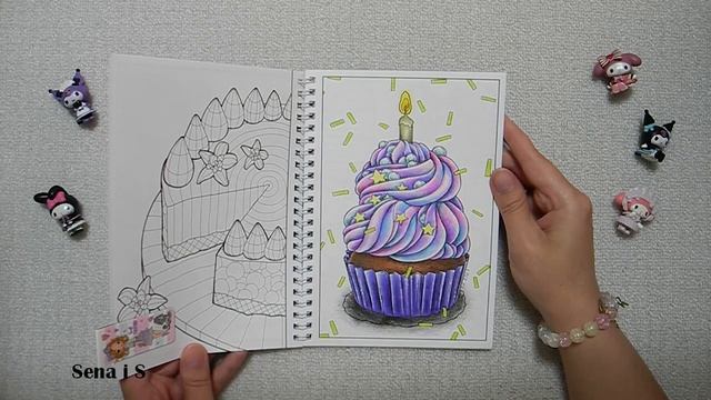 РАСКРАШЕННОЕ за два МЕСЯЦа апрель и май What I Colored in April and May / Coloring Book / SenaiS Ar