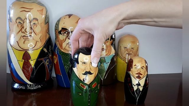 Матрëшки правители России с 1825 года по 1999 год//Matryoshki leaders of Russia from 1825 to 1999. смотреть онлайн
