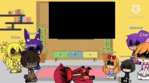 Fnaf 1 and Aftons react to Scraptrap song and Epoct ||PART 1???||