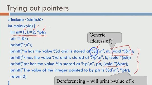C Programming tutorial #14 Null Pointer, Typecasting, Pointer Arithmetic