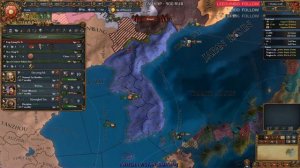 EU4 - Корея - 2 - Very Hard - (Choson One, Sweet Harmony, Turtles all the way down, 1.29.2, Korea)