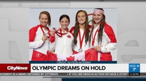 Olympic dreams on hold